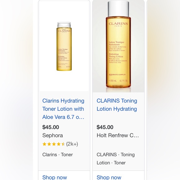 Clarins Hydrating Toning Lotion 100ml - Picture 2 of 2
